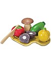 PlanToys Wooden Assorted Vegetable Set - Eco-friendly and funny! Wooden Food
