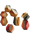 PlanToys Wooden Balance Toy Geo Stacking Rock Wooden Stacking Toys
