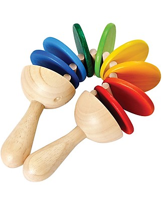 PlanToys Wooden Clatter, Click-Clack Sound Musical Instruments