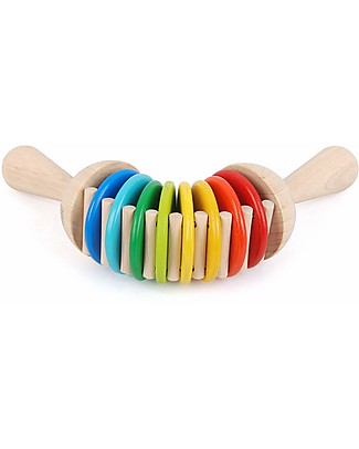 PlanToys Wooden Clatter, Click-Clack Sound Musical Instruments