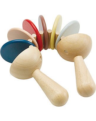 Moulin Roty Le Voyage d'Olga Double Sided Wood Maracas