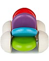 PlanToys Wooden Colorful Car and Rattle - Eco-friendly and Funny! Wooden Toy Cars, Trains & Trucks