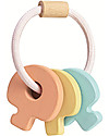 PlanToys Wooden Colorful Key Rattle - Eco-friendly Wooden Rattles
