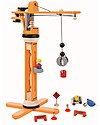 PlanToys Wooden Crane Set - Fun and educational Wooden Toy Tools