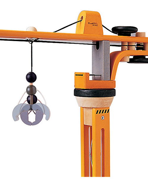 PlanToys Wooden Crane Set - Fun and educational Wooden Toy Tools