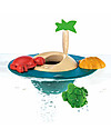 PlanToys Wooden Floating Island, 21 x 21 cm - Eco-friendly fun! Beach Toys