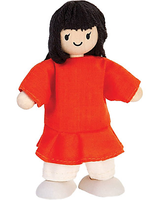 PlanToys Wooden Girl - for PlanToys Dollhouse Story Making Games