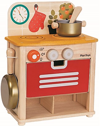 PlanToys Wooden Kitchen Set - Fun and beautiful Toy Kitchens & Play Food