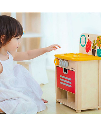 PlanToys Wooden Kitchen Set - Fun and beautiful Toy Kitchens & Play Food