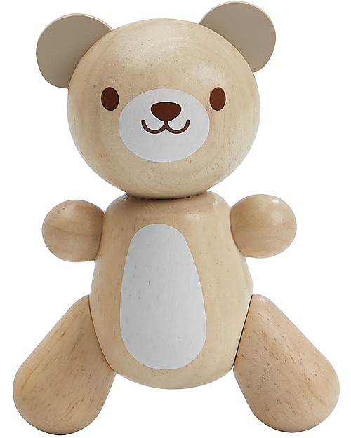 PlanToys Wooden Little Bear - Eco-friendly and Sweet! Wooden Animals