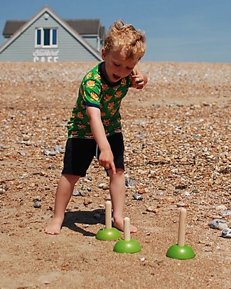 PlanToys Wooden Meadow Ring Toss - Challenge Friends Outdoor Games & Toys_