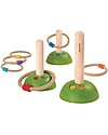 PlanToys Wooden Meadow Ring Toss - Challenge Friends Outdoor Games and Toys_