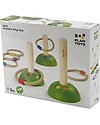 PlanToys Wooden Meadow Ring Toss - Challenge Friends Outdoor Games and Toys_