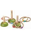 PlanToys Wooden Meadow Ring Toss - Challenge Friends Outdoor Games and Toys_