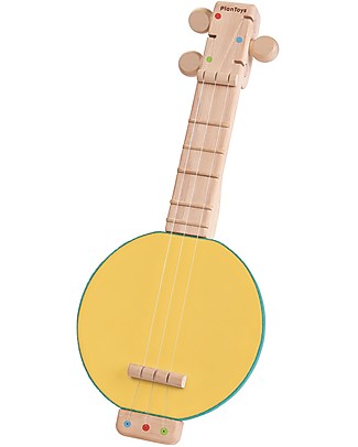 PlanToys Wooden Music Toy Banjolele - With adjustable strings! Musical Instruments