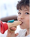 PlanToys Wooden Music Toy Kazoo - It produces a Buzzing Sound! Musical Instruments
