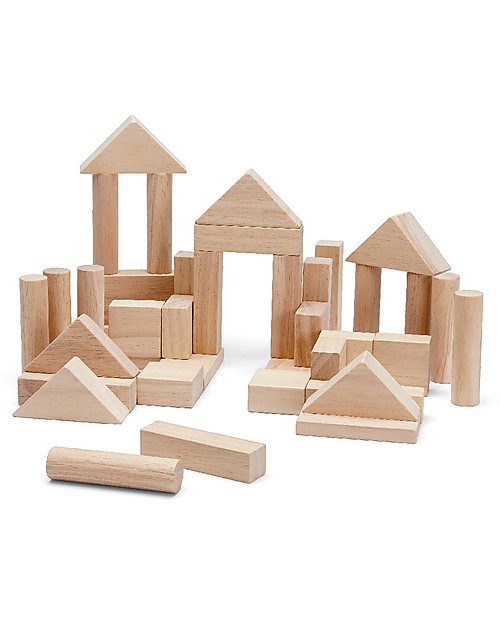 Natural wooden building blocks online