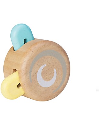 PlanToys Wooden Pastel Peek-a-boo Roller- Eco-friendly and fun! Outdoor Games & Toys