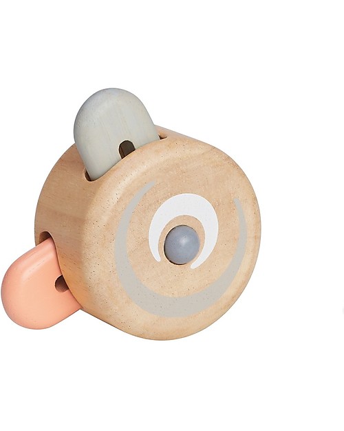 PlanToys Wooden Pastel Peek-a-boo Roller- Eco-friendly and fun! Outdoor Games and Toys_