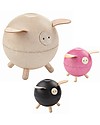 PlanToys Wooden Piggy Bank Black Purses