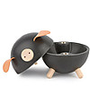 PlanToys Wooden Piggy Bank Black Purses