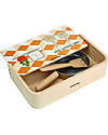 PlanToys Wooden Portable Kitchen with Frying Pan - for Little Chef Story Making Games