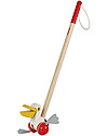 PlanToys Wooden Push-Along Toy Pelican - Encourages little walkers! Pull Toys