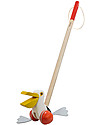 PlanToys Wooden Push-Along Toy Pelican - Encourages little walkers! Pull Toys