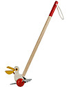 PlanToys Wooden Push-Along Toy Pelican - Encourages little walkers! Pull Toys