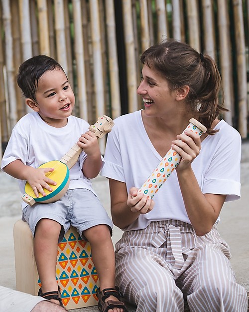 PlanToys Wooden Rain Maker Musical Instruments