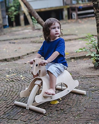 PlanToys Wooden Rocking Horse Lusitano Rides On