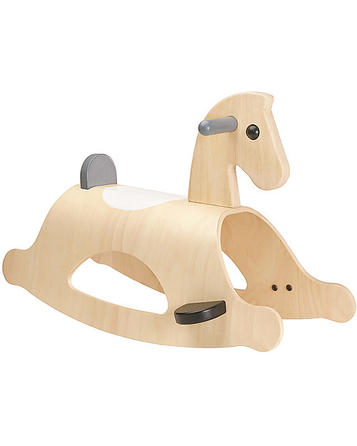 PlanToys Wooden Rocking Horse Palomino Mono Rides On