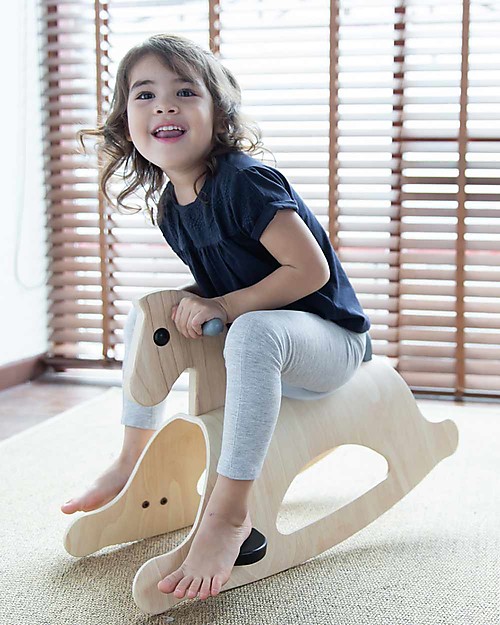 PlanToys Wooden Rocking Horse Palomino Mono Rides On