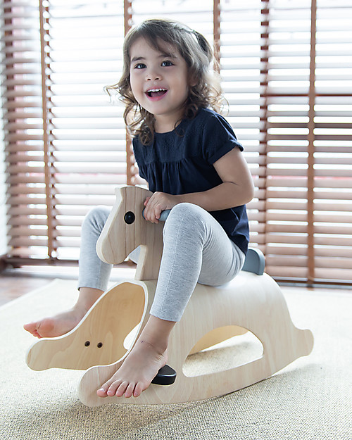 PlanToys Wooden Rocking Horse Palomino Mono Rides On