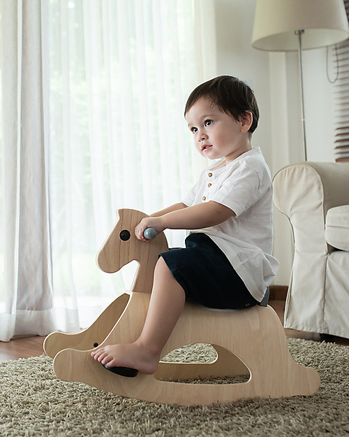 PlanToys Wooden Rocking Horse Palomino Mono Rides On