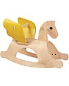 PlanToys Wooden Rocking Horse with Wings Pegasus Rides On