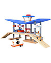 PlanToys Wooden Set Toy Airport Pretend Play