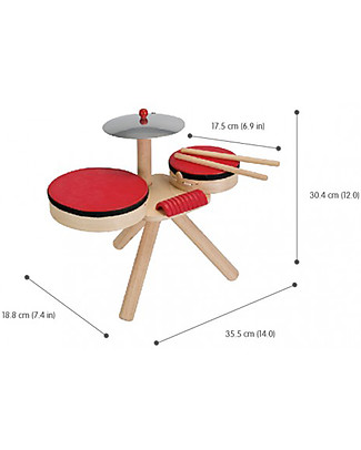 PlanToys Wooden Solid Musical Band Musical Instruments