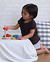 PlanToys Wooden Stacking Ring - Rainbow - Eco-friendly fun! Wooden Stacking Toys