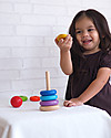 PlanToys Wooden Stacking Ring - Rainbow - Eco-friendly fun! Wooden Stacking Toys