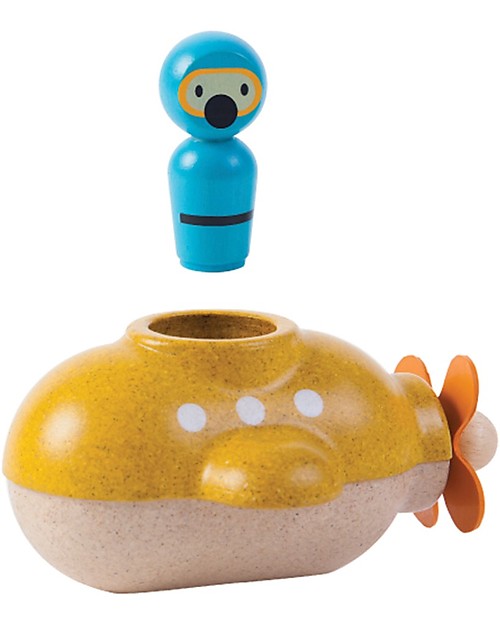 PlanToys Wooden Submarine - Eco-friendly fun! Beach Toys