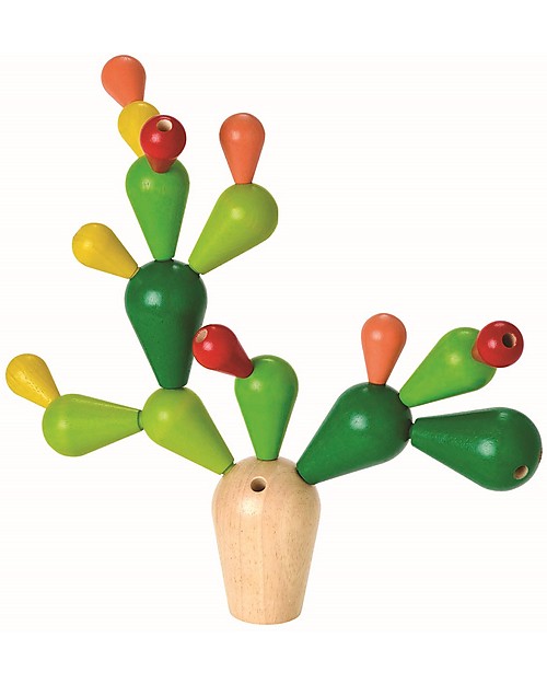 PlanToys Wooden Toy Balancing Cactus - All about strategy! Board Games