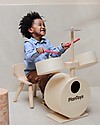 PlanToys Wooden Toy Drum Set - Learn music while having fun! Musical Instruments