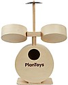 PlanToys Wooden Toy Drum Set - Learn music while having fun! Musical Instruments