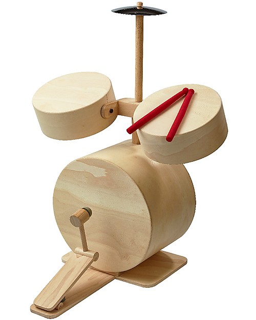 Wooden drum store kit toy