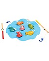 PlanToys Wooden Toy Fishing Game - Fun and eco-friendly! Board Games