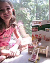 PlanToys Wooden Toy Nursery - with Drawers, High Chair, Stroller and Crib Pretend Play