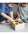 PlanToys Wooden Toy Punch and Drop - Eco-friendly and fun! Wooden Stacking Toys