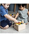 PlanToys Wooden Toy Punch and Drop - Eco-friendly and fun! Wooden Stacking Toys