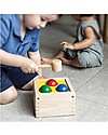 PlanToys Wooden Toy Punch and Drop - Eco-friendly and fun! Wooden Stacking Toys